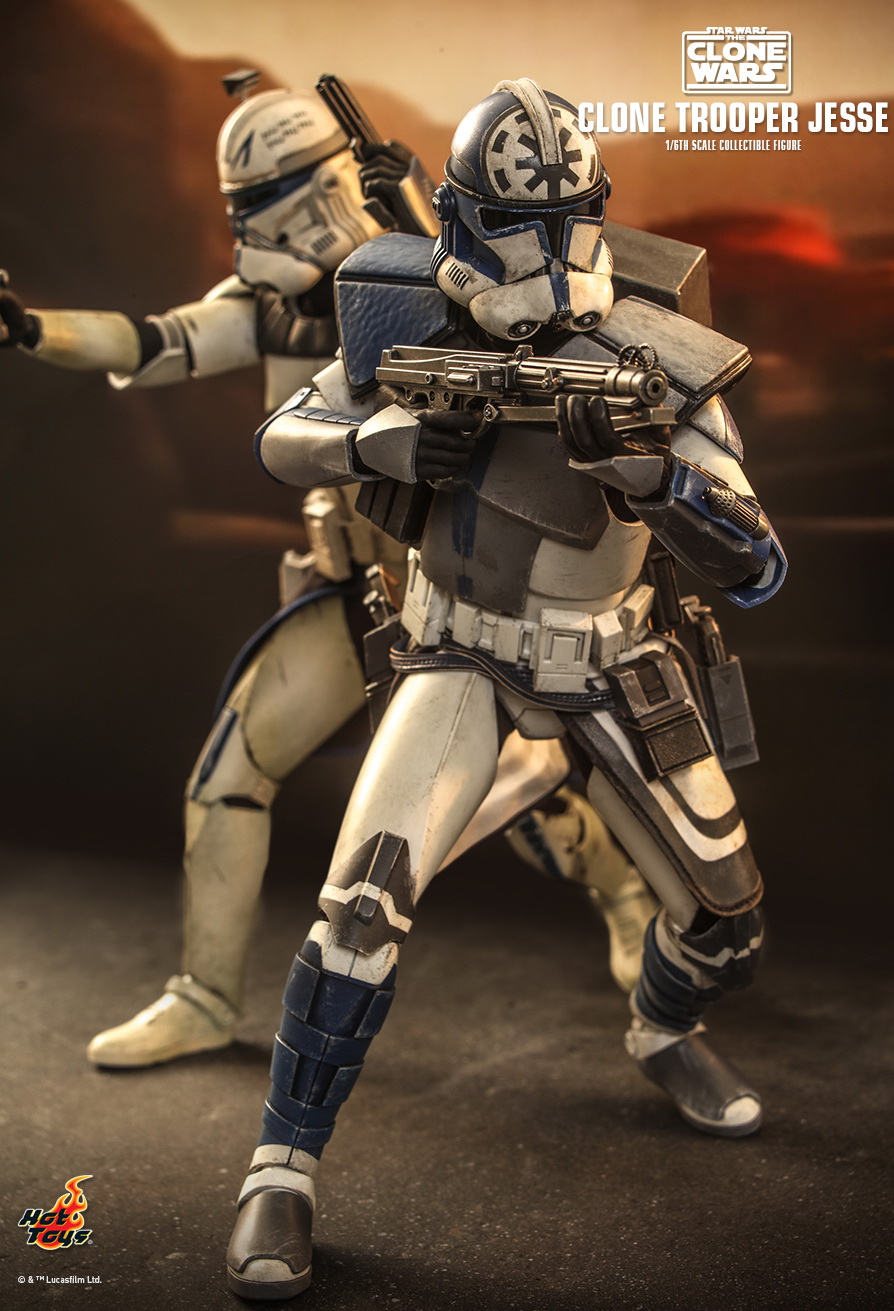 starwars - NEW PRODUCT: HOT TOYS: STAR WARS: THE CLONE WARS CLONE TROOPER JESSE 1/6TH SCALE COLLECTIBLE FIGURE 13349