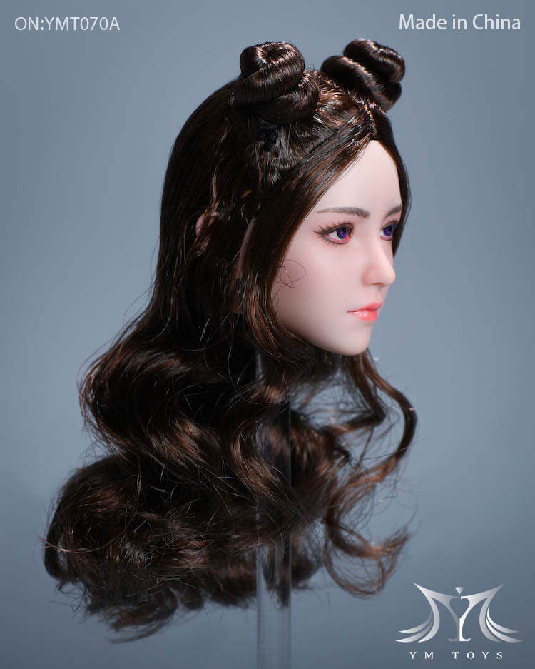 NEW PRODUCT: YMToys: 1/6 female head carving Xiaocang, Chrysanthemum, Pomelo plant version 13375112