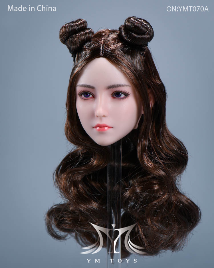 NEW PRODUCT: YMToys: 1/6 female head carving Xiaocang, Chrysanthemum, Pomelo plant version 13375114