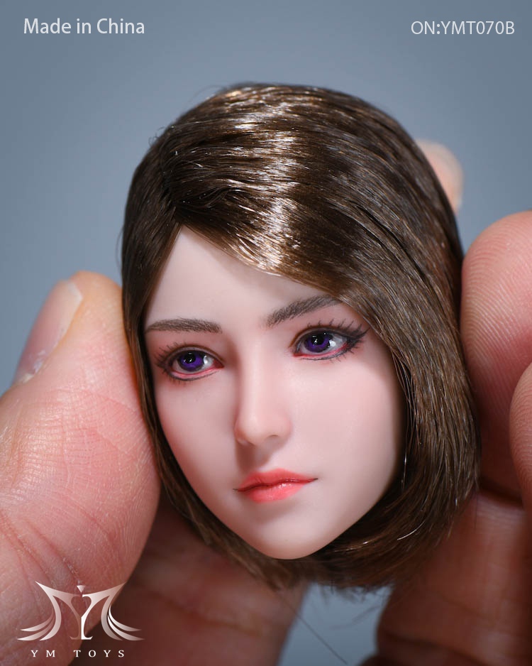 NEW PRODUCT: YMToys: 1/6 female head carving Xiaocang, Chrysanthemum, Pomelo plant version 13375312