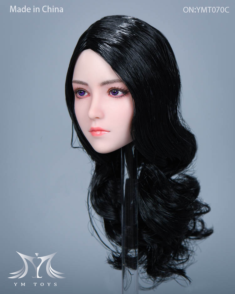 NEW PRODUCT: YMToys: 1/6 female head carving Xiaocang, Chrysanthemum, Pomelo plant version 13375411