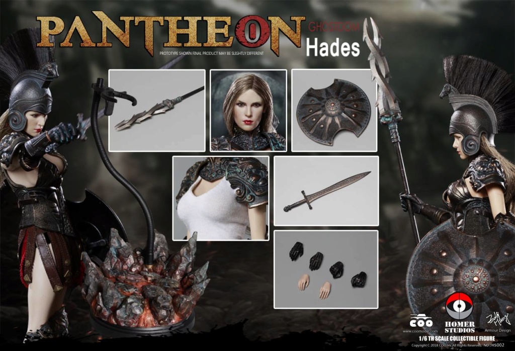 pantheon - NEW PRODUCT: COO MODEL X HOMER 1/6th scale PANTHEON - Hades Goddess of the Underworld 12" Figure 1339