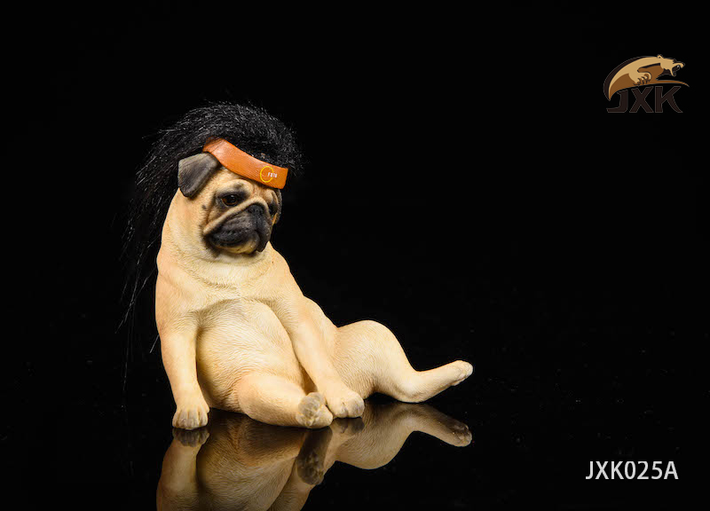 pug - NEW PRODUCT: JXK: 1/6 Decadent Dog Series Pug-with Sofa and Hair Cover 13392711