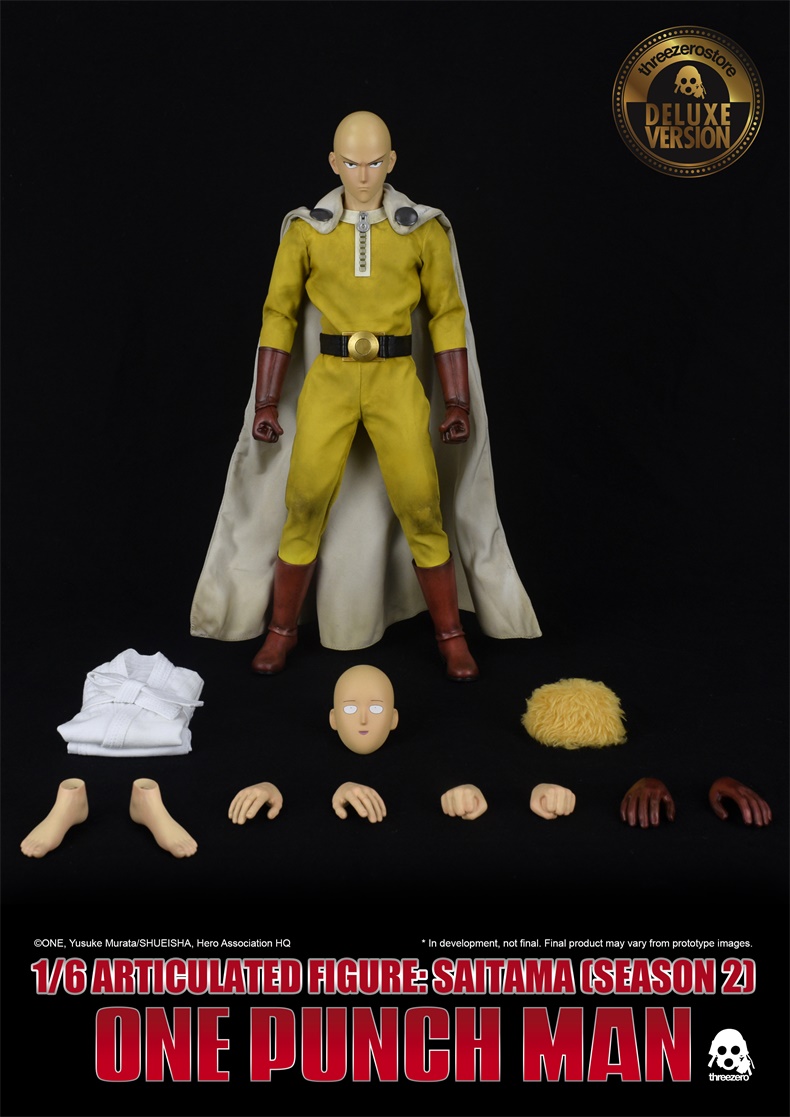 NEW PRODUCT: ThreeZero: 1/6 "One Punch Superman" Season 2 - Saitama Teacher Moves 13402510