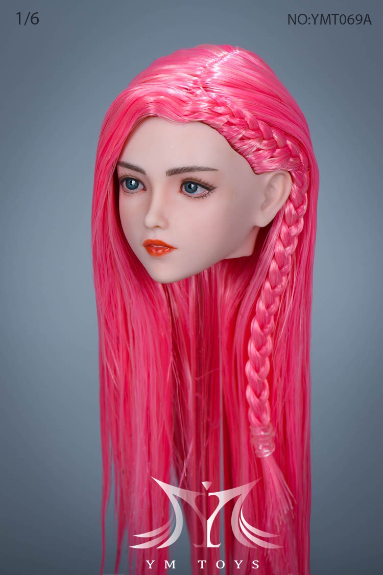 NEW PRODUCT: YMToys: 1/6 female head carving Xiaocang, Chrysanthemum, Pomelo plant version 13410313