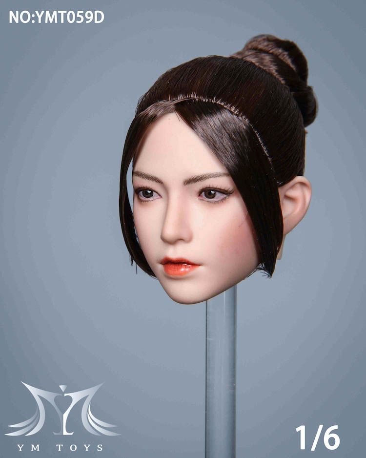 NEW PRODUCT: YMToys: 1/6 female head carving Xiaocang, Chrysanthemum, Pomelo plant version 13421811