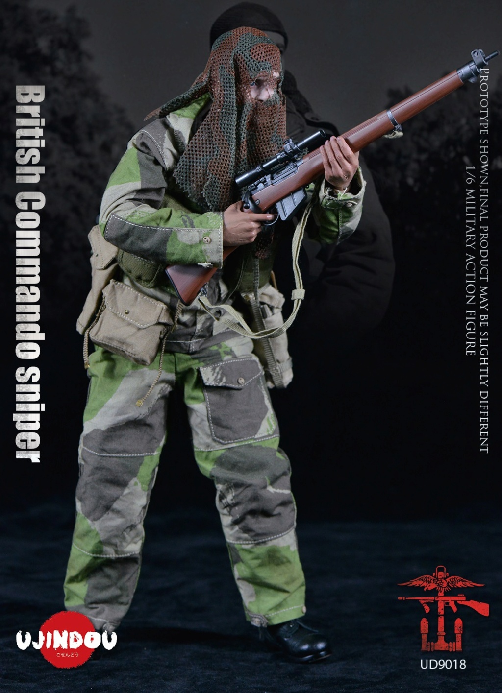 NEW PRODUCT: UJINDOU: UD9018 1/6 Scale WWII British Commando Sniper 1944 13490410