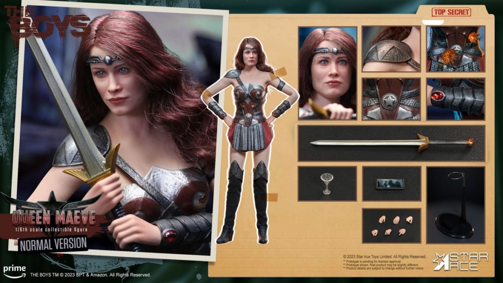 NEW PRODUCT: Star Ace Toys: The Boys: Queen Maeve 1/6 scale Action Figure (Normal & Deluxe Versions) 13491410