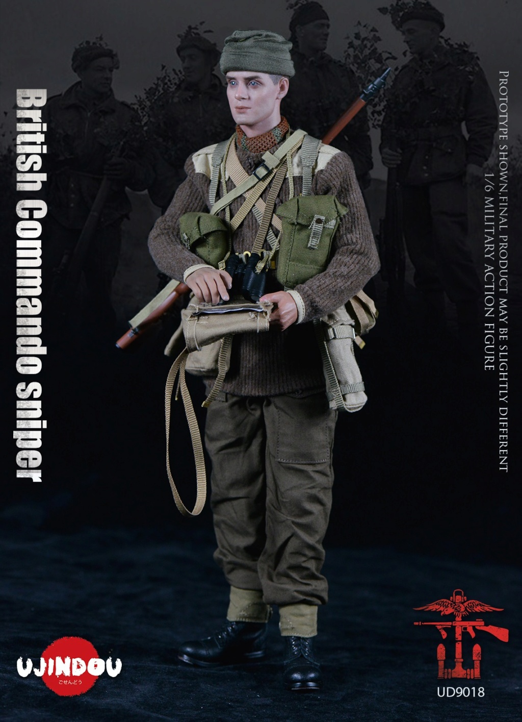 WWII - NEW PRODUCT: UJINDOU: UD9018 1/6 Scale WWII British Commando Sniper 1944 13493613