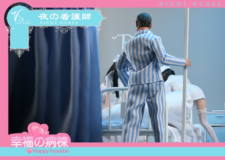nurse - NEW PRODUCT: VSToys: 1/6 happy hospital bed nurse scene suit hospital scene soldier doll  13570110