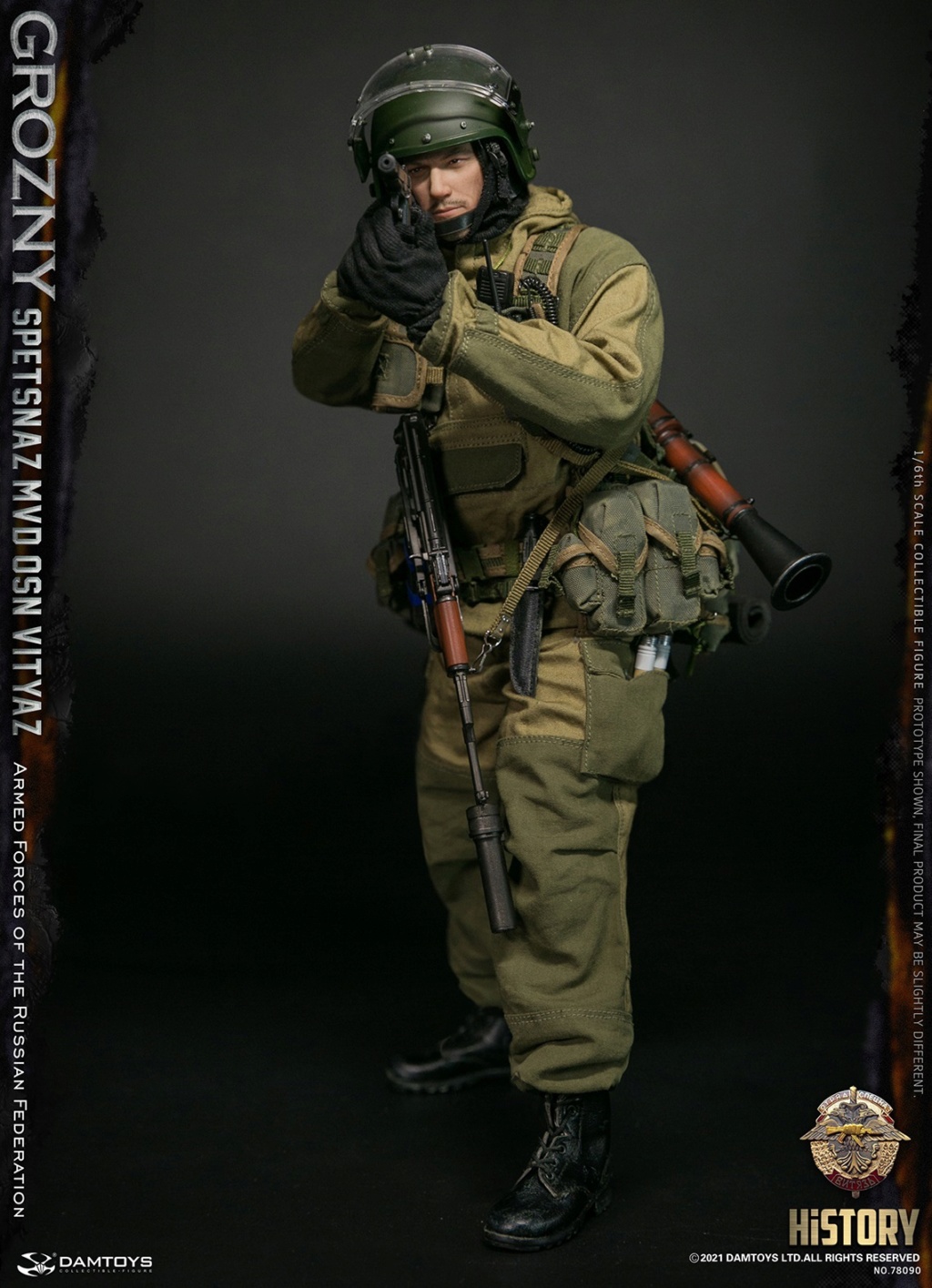 NEW PRODUCT: DAMTOYS: 1/6 Russian In-Service Warrior Special Forces - Grozny s78090 13571710