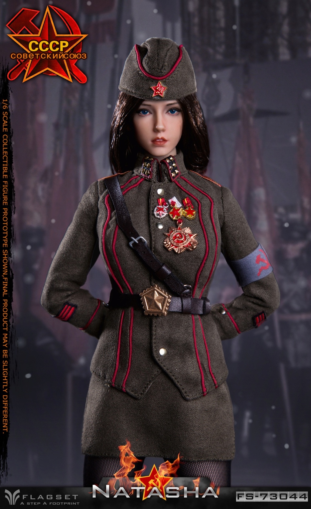 Natasha - NEW PRODUCT: Flagset: 1/6 Red Alert — Soviet Female Officer 2.0 - Natasha #FS73044 14014111