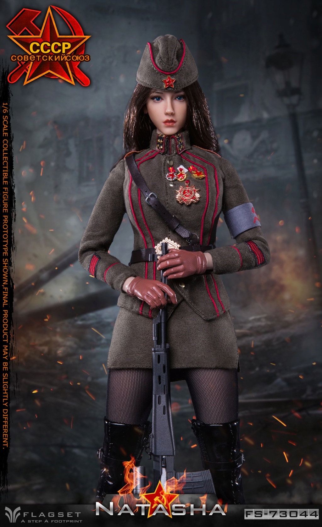 FemaleOfficer2 - NEW PRODUCT: Flagset: 1/6 Red Alert — Soviet Female Officer 2.0 - Natasha #FS73044 14014310