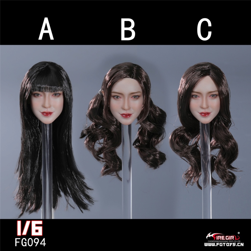 Xiaoying - NEW PRODUCT: Fire Girl Toys: 1/6 Female - Xiaoying Asian Beauty Head Sculpture (FG094) 14024911