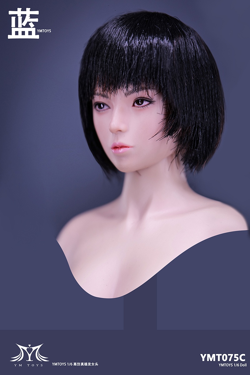 NEW PRODUCT: YMTOYS: 1/6 Cool Female Head Blue YMT075 / and Xiao YMT076 14140610