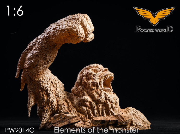 base - NEW PRODUCT: PWToys: 1/6 element monster base (PW2014) tricolor optional with snake tube bracket 14144911