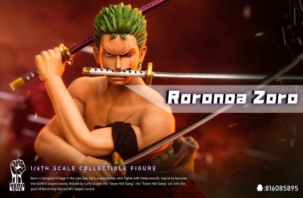 HeroToys - NEW PRODUCT: Hero Toys: 1/6 Pirate Series (One Piece) - Zoro Action Figure (OP001) 14151911