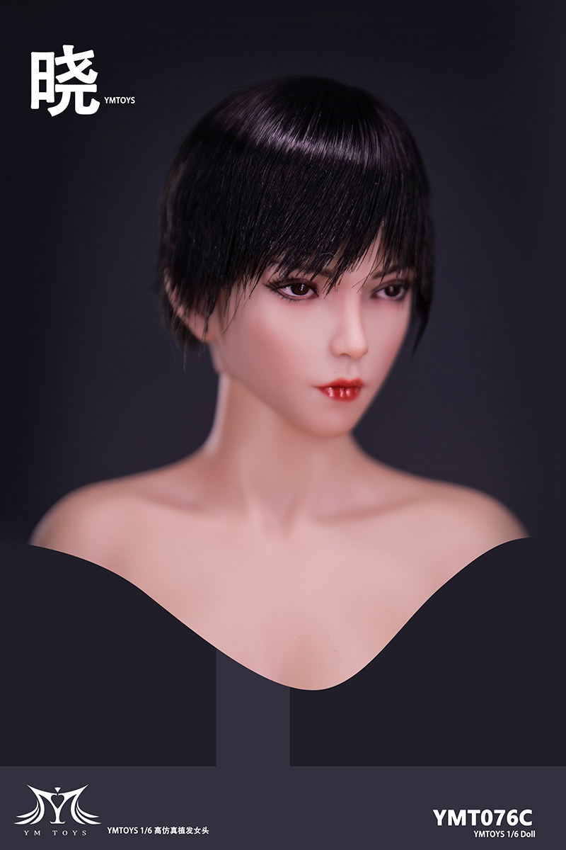 NEW PRODUCT: YMTOYS: 1/6 Cool Female Head Blue YMT075 / and Xiao YMT076 14163812