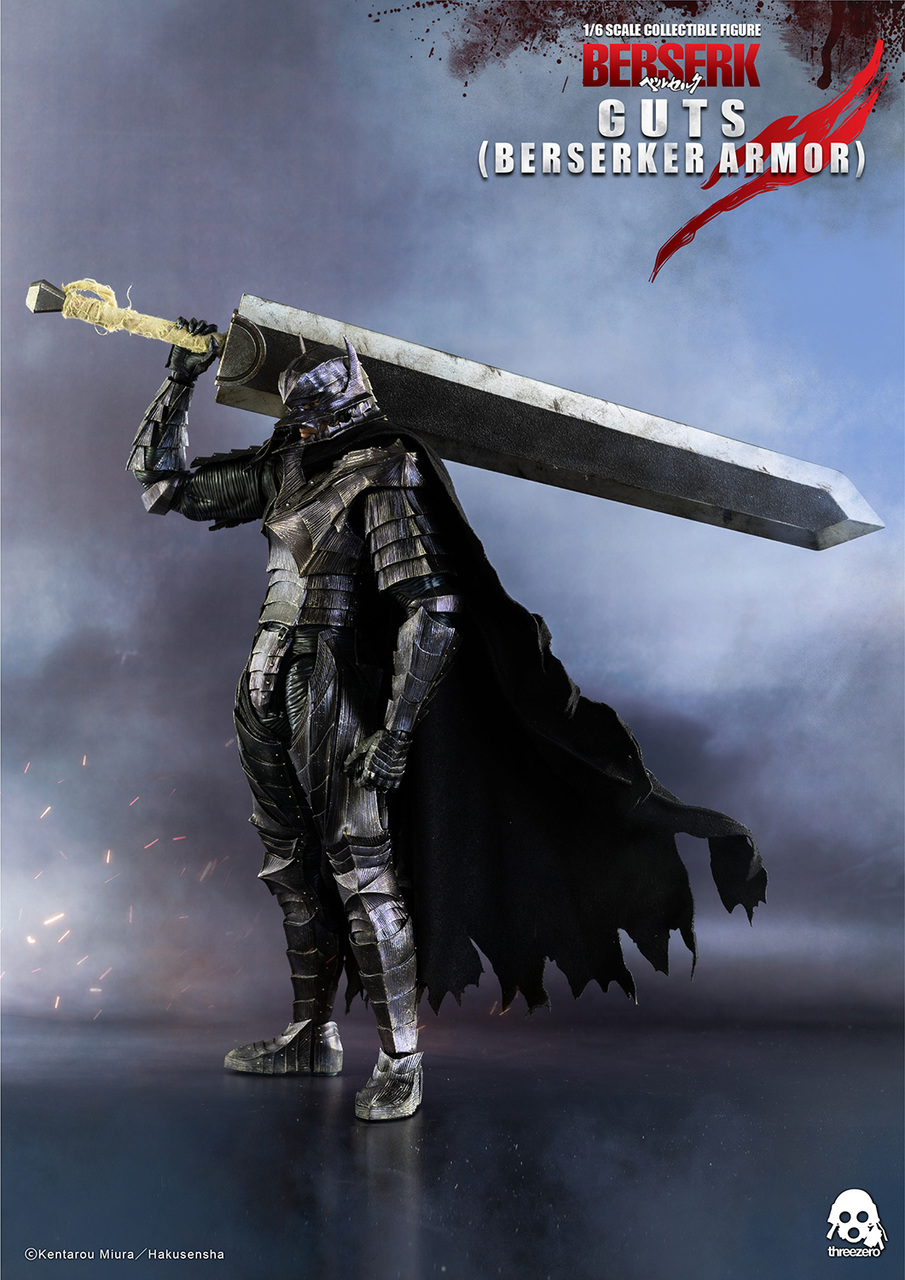 NEW PRODUCT: THREEZERO: BERSERK GUTS BERSERKER ARMOR 1/6 SCALE ACTION FIGURE 14181