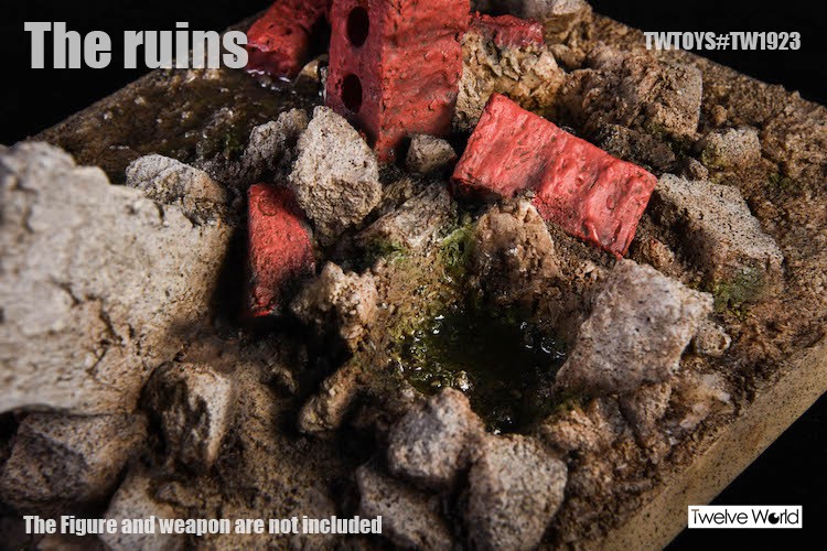 Ruins - NEW PRODUCT: TWTOYS: 1/6 TW1923 fire hydrant ruin scene platform (can also be used for 1/12) 14184110
