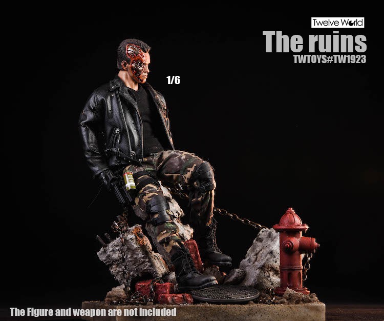 diorama - NEW PRODUCT: TWTOYS: 1/6 TW1923 fire hydrant ruin scene platform (can also be used for 1/12) 14184710