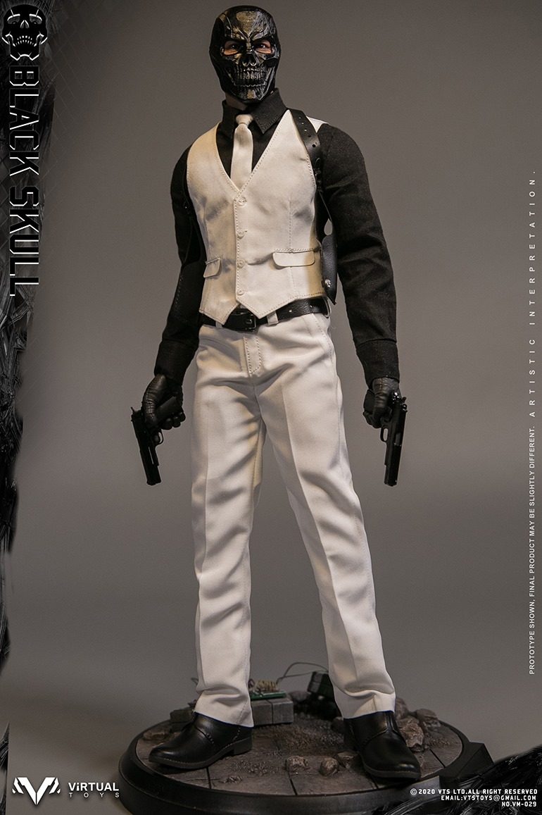 VTSToys - NEW PRODUCT: VTS TOYS:1/6 Collectible Figure- Black Skull 14206