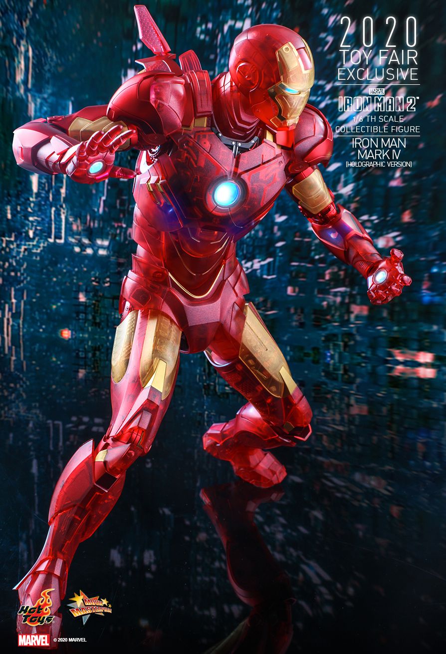 Hot toys Iron Man 2 - 1/6th scale Iron Man Mark IV (Holographic Version) Collectible Figure 14210