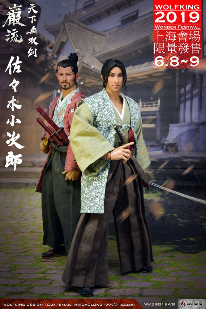 NEW PRODUCT: WOLFKING: 1/6 Ronin Series-Sasaki Kojiro-Standard Edition & Deluxe Edition (WK89019 A/B) 14242910