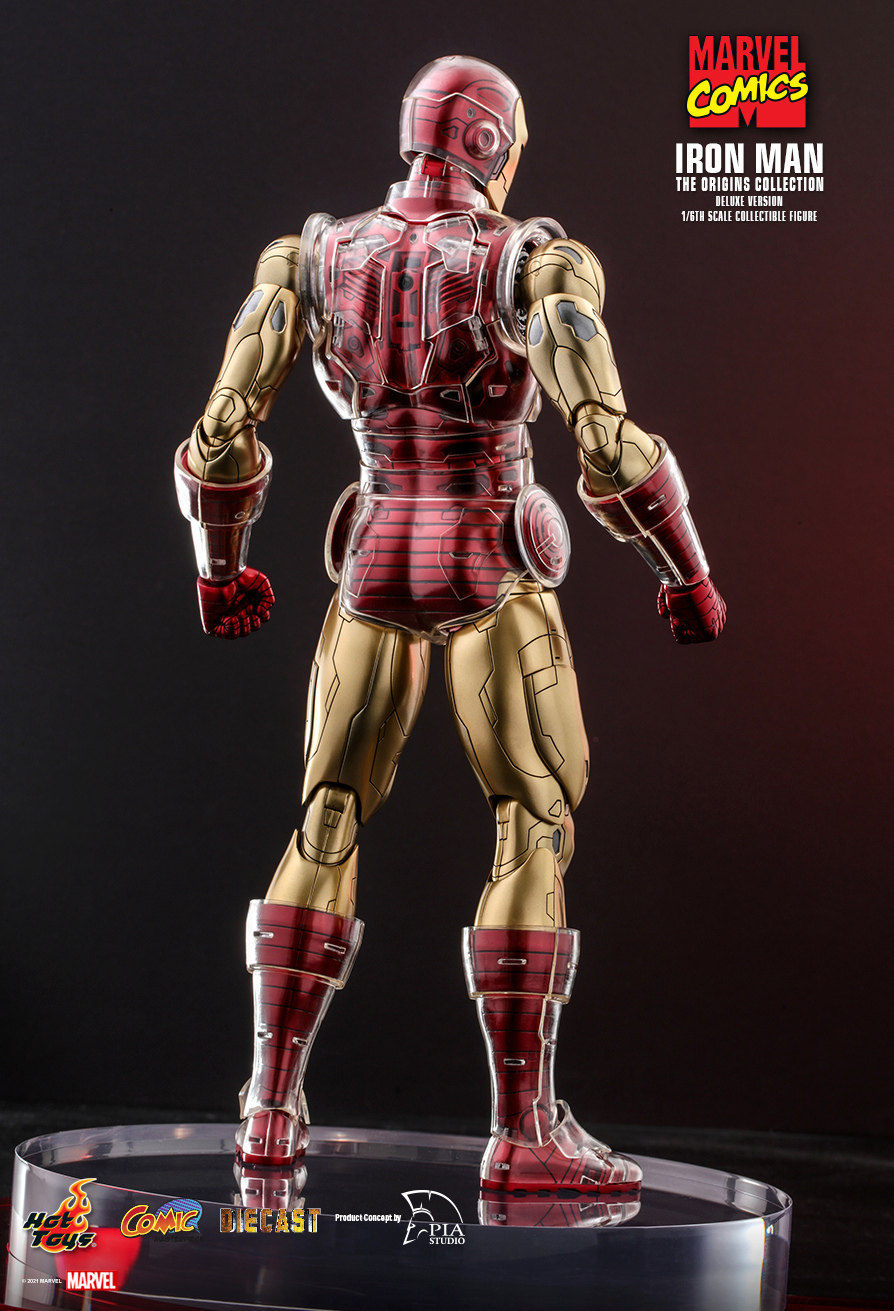 NEW PRODUCT: HOT TOYS: MARVEL COMICS IRON MAN [THE ORIGINS COLLECTION] 1/6TH SCALE COLLECTIBLE FIGURE (STANDARAD & DELUXE) 14271