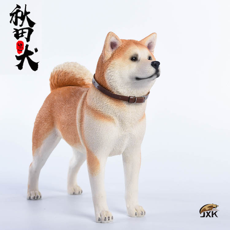 Dogs - NEW PRODUCT: JXK New: 1/6 “Meng Meng哒 Healing System” Border Collie & Akita Dog (Jxk006/7) 1439