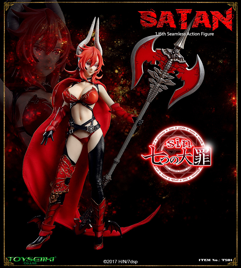 SinSevenSin - NEW PRODUCT: TOYSEIIKI: 1/6 Anime "Sin Seven Sins" - Satan TS01 14395210