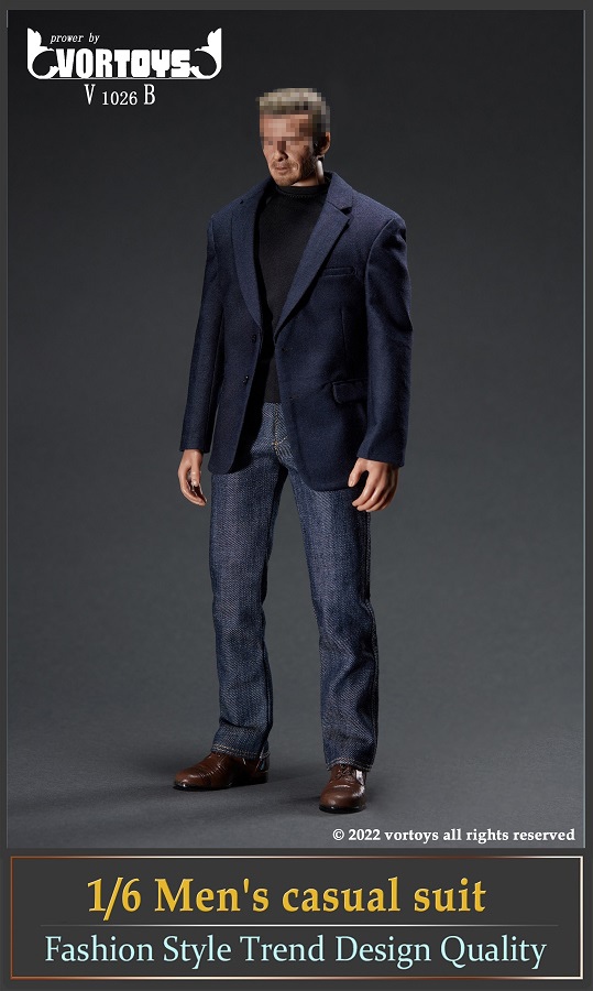 accessory - NEW PRODUCT: VORTOYS: 1/6 V1026 Men's Casual Suit Set & V1027 American Psychiatric Suit 14395510