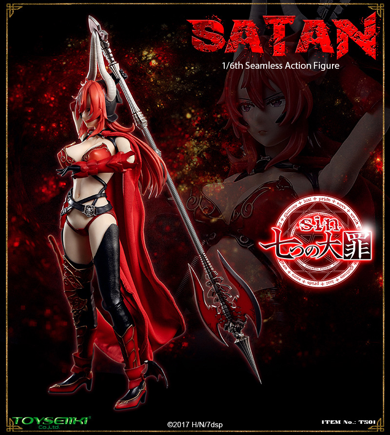 Toyseiiki - NEW PRODUCT: TOYSEIIKI: 1/6 Anime "Sin Seven Sins" - Satan TS01 14400610