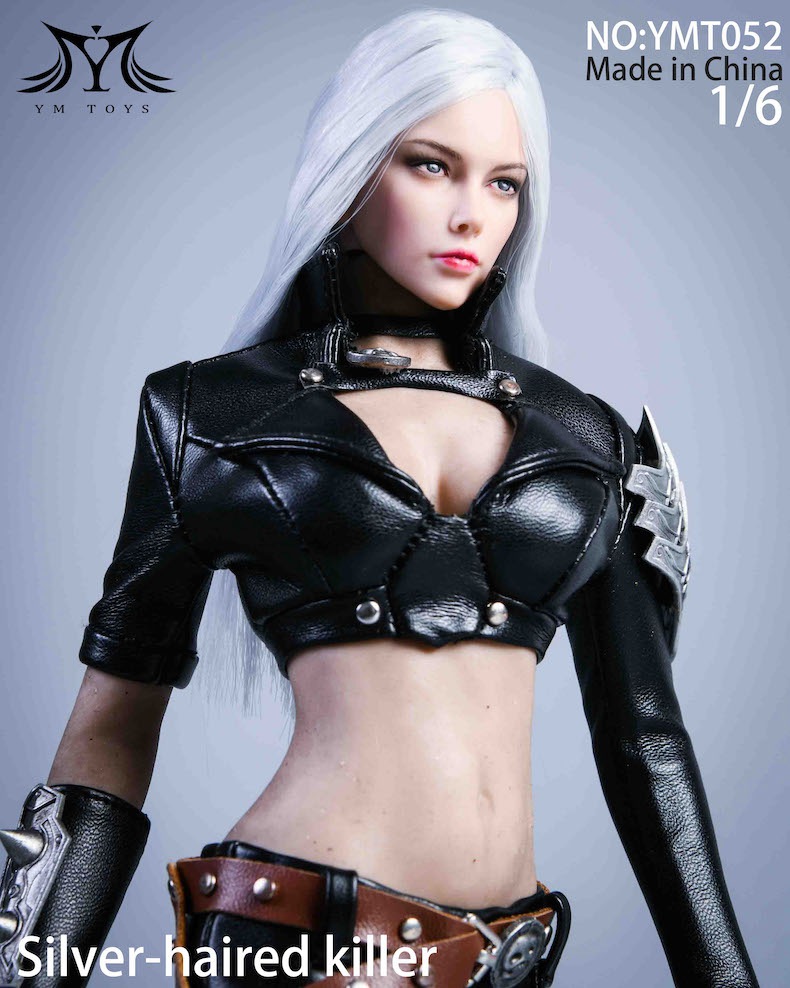 clothing - NEW PRODUCT: YMToys: 1/6 YMT052 Silver-Haired Killer Costume Set + Head Sculpture 14401313