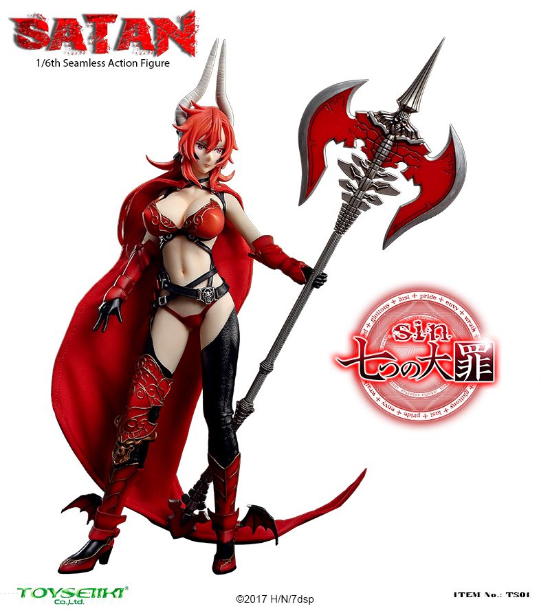 Toyseiiki - NEW PRODUCT: TOYSEIIKI: 1/6 Anime "Sin Seven Sins" - Satan TS01 14402010