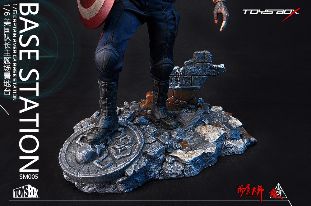 NEW PRODUCT: TOYS-BOX: 1/6 US team theme scene platform number SS005 14414610