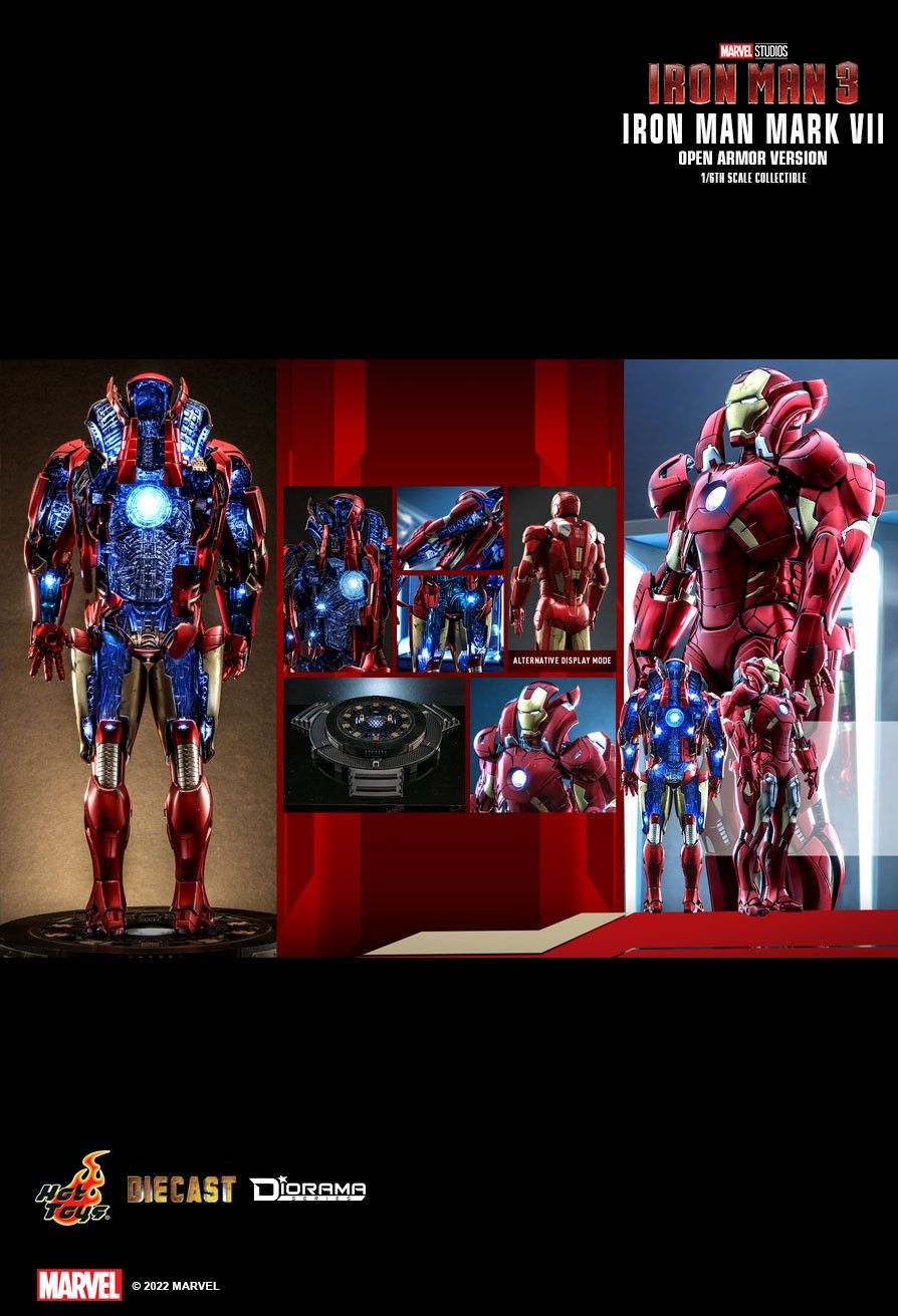 OpenArmor - NEW PRODUCT: HOT TOYS: IRON MAN 3 IRON MAN MARK VII (OPEN ARMOR VERSION) 1/6TH SCALE COLLECTIBLE 14418