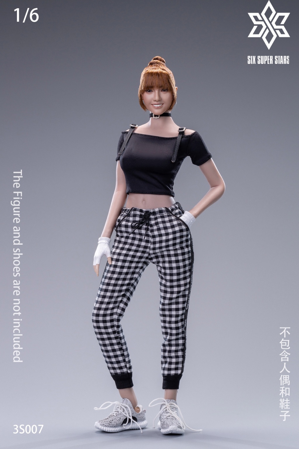 clothing - NEW PRODUCT: Six Super Star: 1/6 cool girl skirt suit/check pants/functional suit female soldier costume 14464710