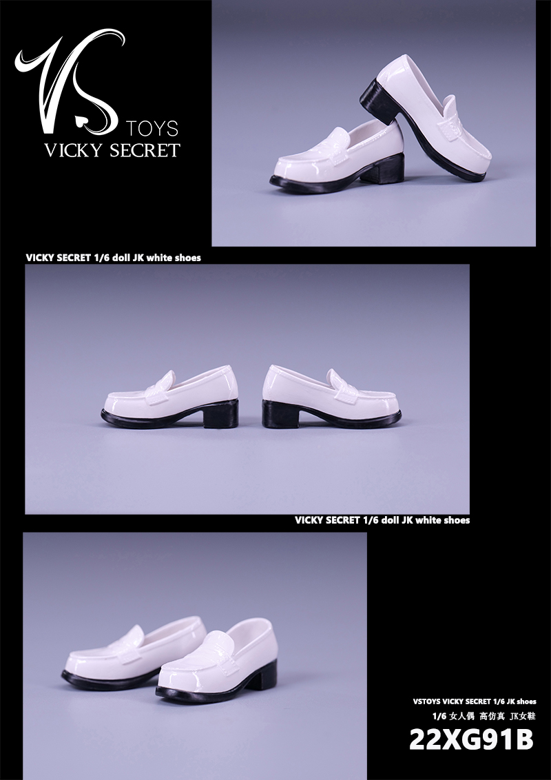 accessory - NEW PRODUCT: VSTOYS: 1/6 JK Women's School Uniform Shoes 14481411