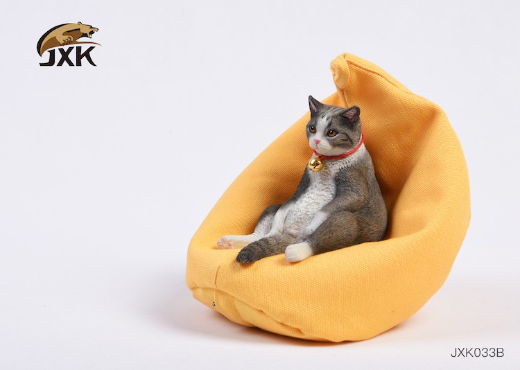 NEW PRODUCT: JXK: 1/6 JXK033 The Beauty of Lazy Cat Series Short with Lazy Sofa 14492313