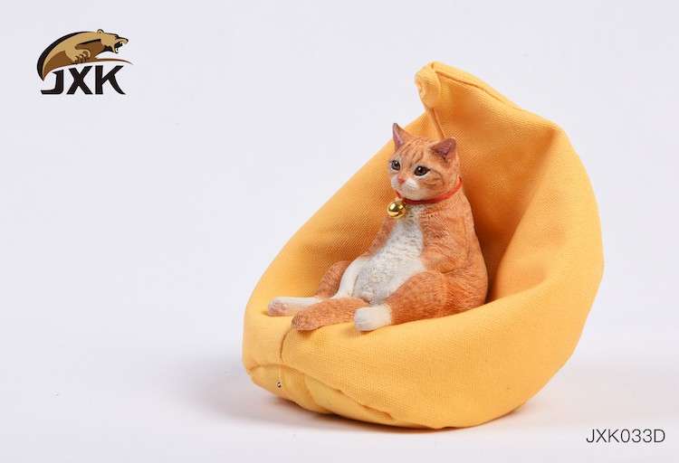 NEW PRODUCT: JXK: 1/6 JXK033 The Beauty of Lazy Cat Series Short with Lazy Sofa 14492410