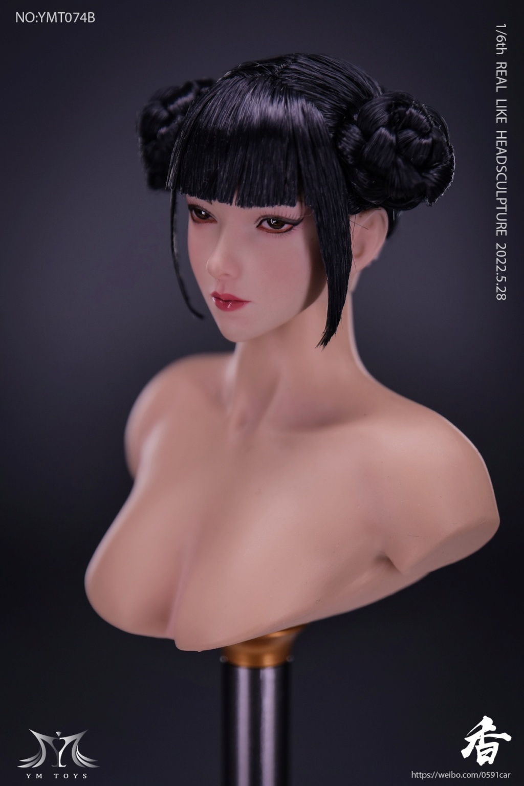 accessory - NEW PRODUCT: YMTOYS: 1/6 YMT074 Cool Female Head Sculpt 14500813