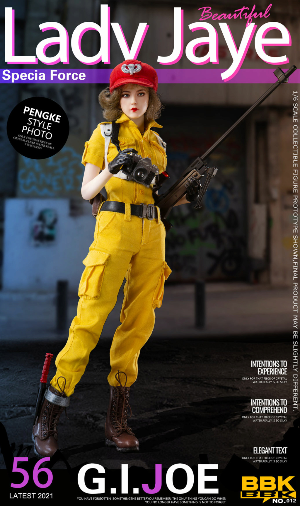 Cartoon-based - NEW PRODUCT: BBK: 1/6 GIJOE Jay Female Soldier Action Figure# 14575711