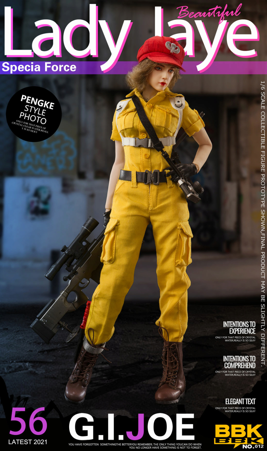 Cartoon-based - NEW PRODUCT: BBK: 1/6 GIJOE Jay Female Soldier Action Figure# 14575811