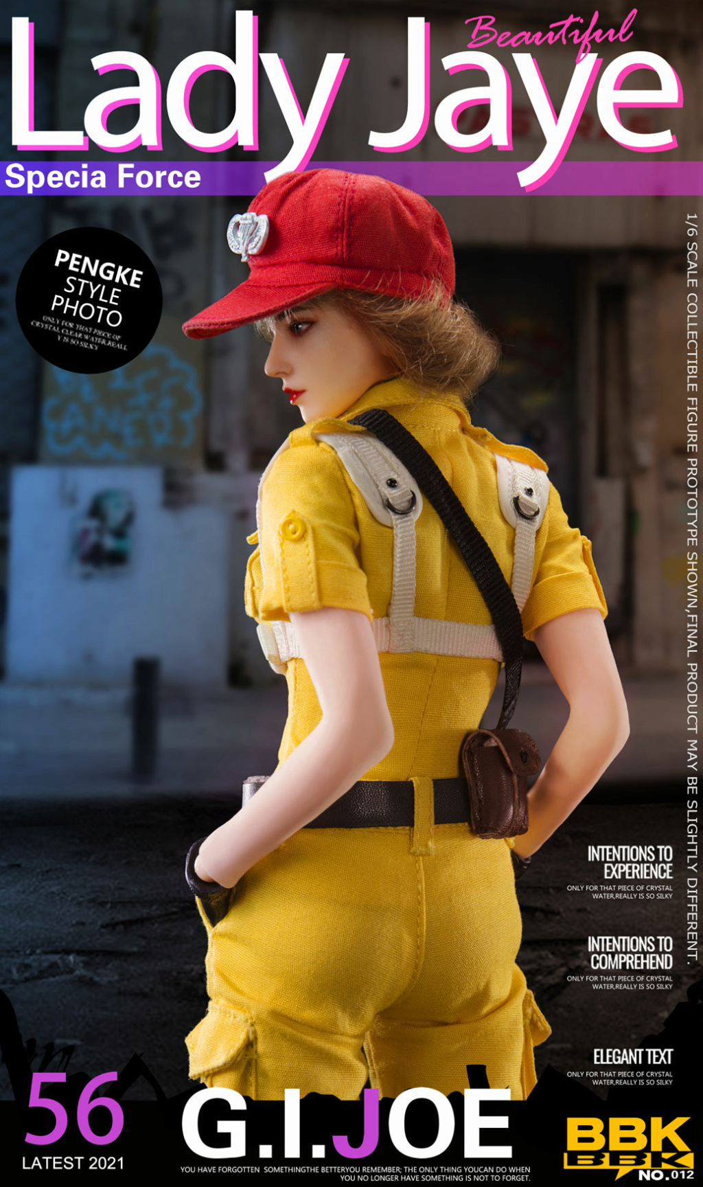 NEW PRODUCT: BBK: 1/6 GIJOE Jay Female Soldier Action Figure# 14575812