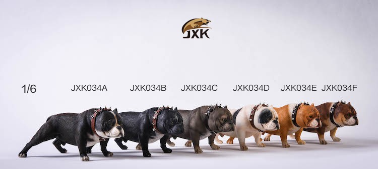 JXK - NEW PRODUCT: JXK: 1/6 Bully Dog JXK034 Dog Pet Animal Model Decoration 14580512
