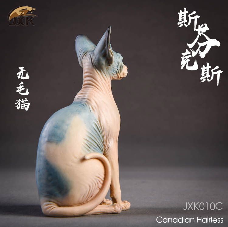feline - NEW PRODUCT: JxK.Studio (Jxk010) 1/6 Hairless Cat Sphynx Animal Model GK Static Decoration 14581110