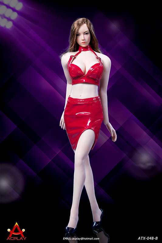 clothes - NEW PRODUCT: ACPLAY: 1/6 ATX048 sexy women's leather short skirt suit six colors 14592310