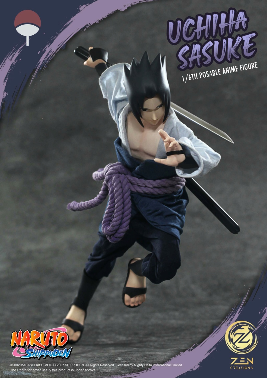 NEW PRODUCT: Zen Creations: PAF003 1/6 Scale Sasuke Uchiha Anime Figure 14620228