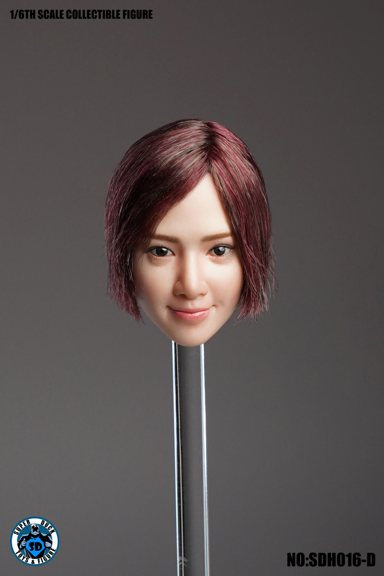superduck - NEW PRODUCT: SUPER DUCK: 1/6 SDH016 Female Head Carving - ABCD Four 1471